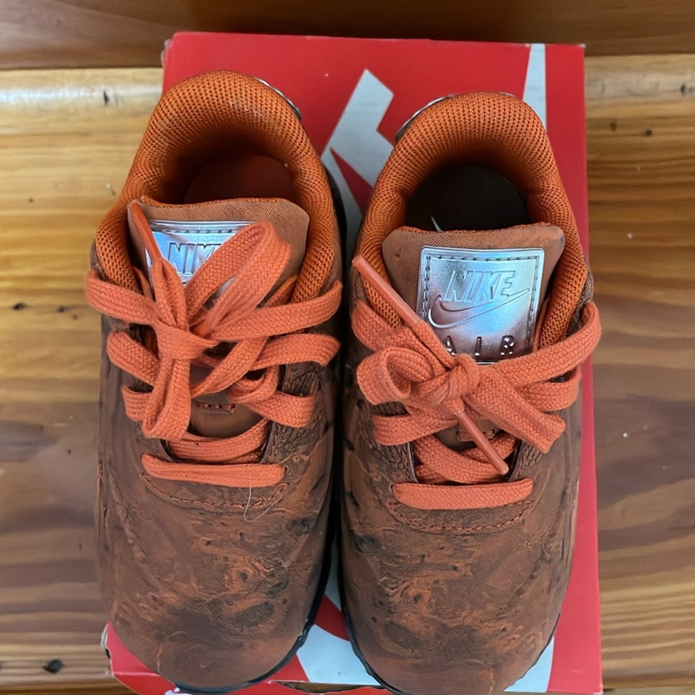 Nike Air Max 90 BT QS, Orange, Size 7c - Picture 6 of 7